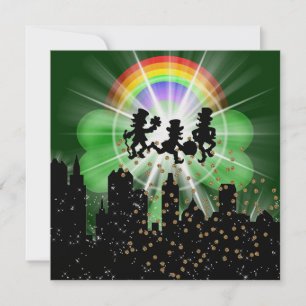 Invitación Fiesta en las Luces Brillantes de Estilo 3 - SRF