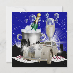 Invitación Fiesta en luces brillantes de estilo - SRF