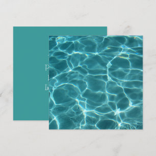 Invitación Fiesta en Piscina Vacía