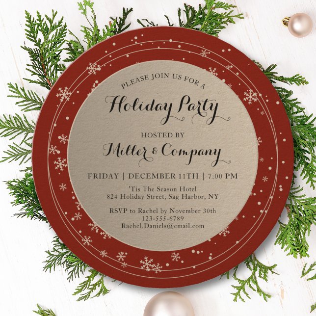Invitación Fiesta en vacaciones de Navidades corporativos de  (Subido por el creador)