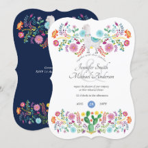 Fiesta ensayo cena llama flor folk cacti