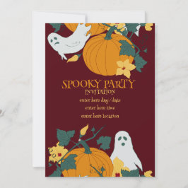 Invitación Fiesta espeluznante