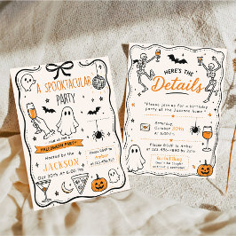 Invitación Fiesta Espeluznante Halloween
