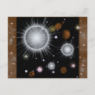 Invitación fiesta estrella brillante de nebula espacial