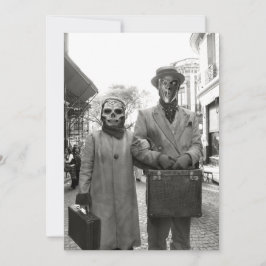 Invitación Fiesta extraño de Halloween de los pares del