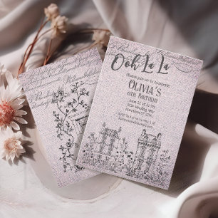 Invitación Fiesta Fairytale de Ooh La La French
