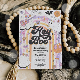 Invitación Fiesta fantasma de Halloween cutáneo Spooktacular