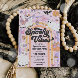 Invitación Fiesta fantasma de Halloween cutáneo Spooktacular
