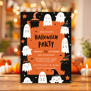 Invitación Fiesta fantasma nocturno fantasmal