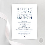Invitación Fiesta Felices para Siempre Cena de Boda con Huida<br><div class="desc">Celebra tu nuevo viaje con esta elegantemente diseñada invitación de 'Desayuno de Felices para Siempre'. Este diseño es la elección perfecta para parejas que han intercambiado votos en una ceremonia privada o escapada y ahora están listas para organizar una gran celebración de desayuno de bodas con todos sus seres queridos....</div>