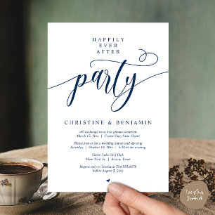 Invitación Fiesta Felices para Siempre, Guion Moderno