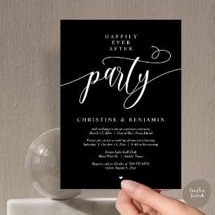 Invitación Fiesta Felices para Siempre, Guion Moderno