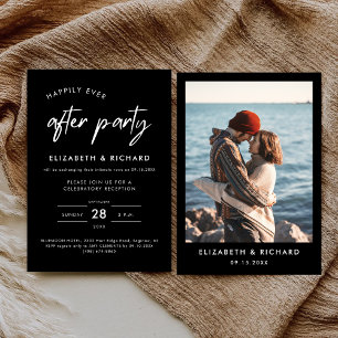 Invitación Fiesta Felices para Siempre Recepción de Boda Mini