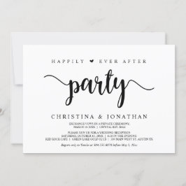 Invitación fiesta Felices para Siempre, Rústico Moderno, Elop