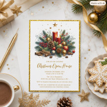 Fiesta Festiva de Casa Abierta en Navidad
