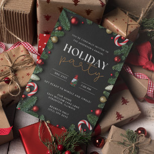 Invitación Fiesta festiva de Navidades
