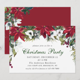 Invitación Fiesta festivo de Navidades de la época de la Navi