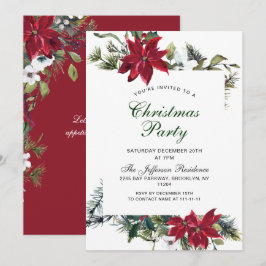 Invitación Fiesta festivo de Navidades de la época de la Navi