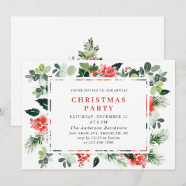 Invitación Fiesta festivo de Navidades de la época de la Navi