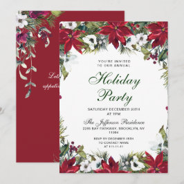 Invitación Fiesta festivo de Navidades de la época de la Navi