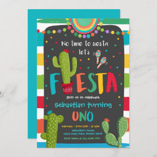 Invitación Fiesta Fiesta de cumpleaños Cactus mexicano Fiest