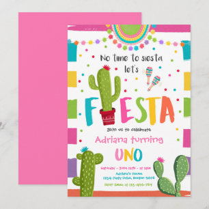 Invitación Fiesta Fiesta de cumpleaños Fiesta Cactus mexicano