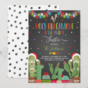 Invitación Fiesta Fiesta invita a Fiesta Santo Guacamole