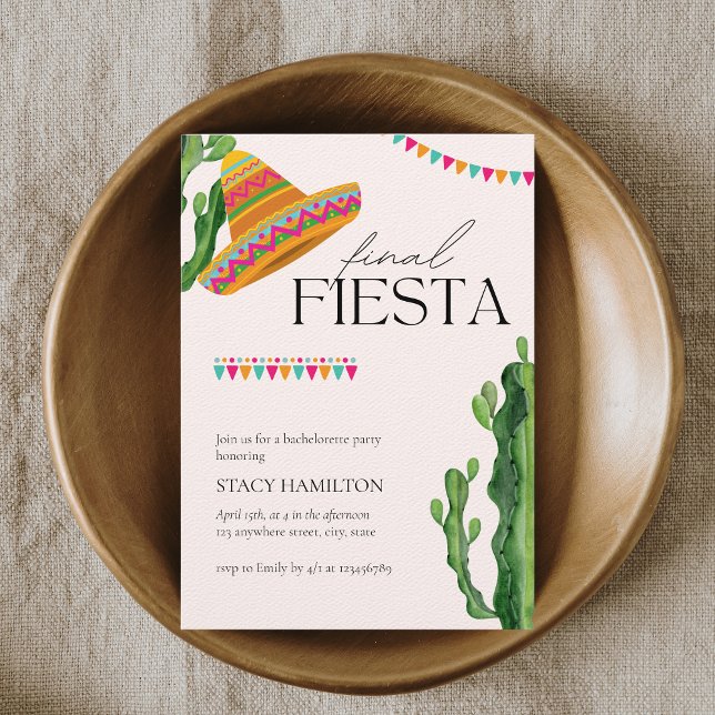 Invitación Fiesta Final Bachelorette Mexicana (Subido por el creador)