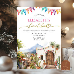 Invitación Fiesta final de despedida de soltera