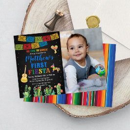 Invitación Fiesta First Birthday Invitation Boy
