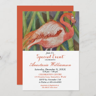 INVITACIÓN FIESTA FLAMINGO FLING INVITE