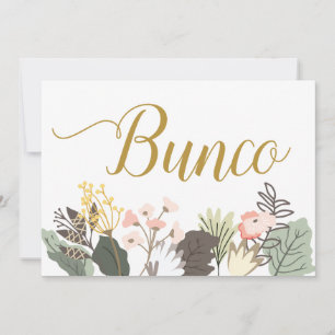 Invitación Fiesta Floral de Bunco Woodland