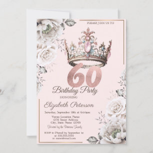 Invitación Fiesta Floral del 60º Cumpleaños de la Princesa Co