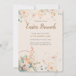 Invitación Fiesta Floral Easter Brunch