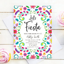 Fiesta floral Fiesta, ducha nupcial mexicana