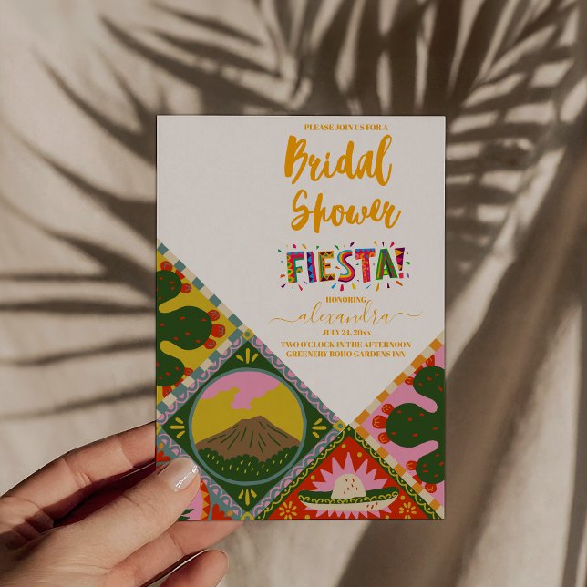 Invitación Fiesta floral Fiesta, ducha nupcial mexicana (Subido por el creador)