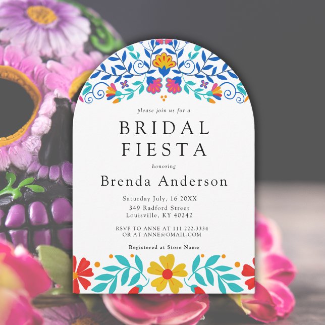 Invitación Fiesta floral mexicana Arch Bridal (Subido por el creador)