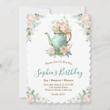 Fiesta floral romántica shabby chic con rosas vint