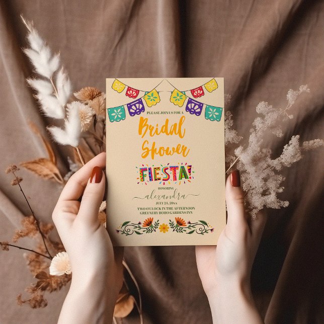 Invitación Fiesta Flores Coloridas Ducha Bridal (Subido por el creador)