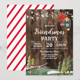 Invitación Fiesta "Friendsmas" de los navidades