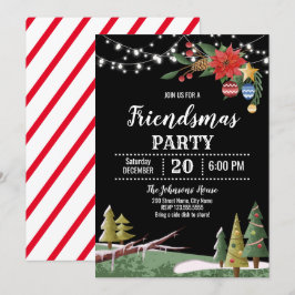 Invitación Fiesta "Friendsmas" de los navidades