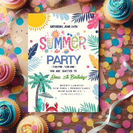 Invitación Fiesta Genial de Verano