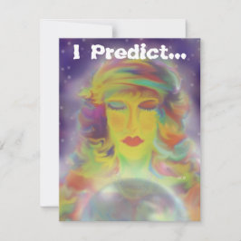 Invitación Fiesta gitano de Halloween de la predicción