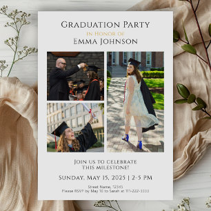 Invitación Fiesta Golden Grad