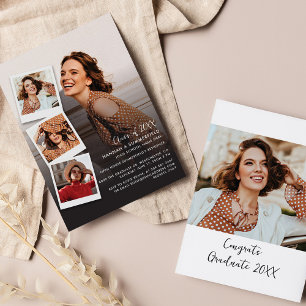 Invitación Fiesta Graduación Multifoto Grad 2025