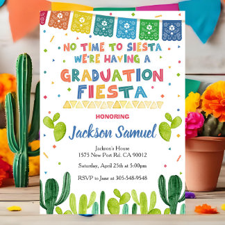 Invitación Fiesta Graduation Party Invitation Mexican Invite