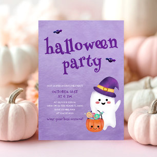 Invitación Fiesta guapo fantasma de Halloween