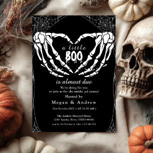 Invitación fiesta Halloween con las manos deshuesadas en form