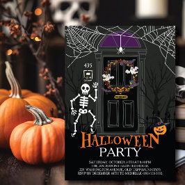 Invitación Fiesta Halloween de la Casa Única