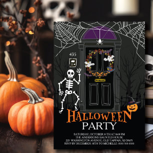 Invitación Fiesta Halloween de la Casa Única